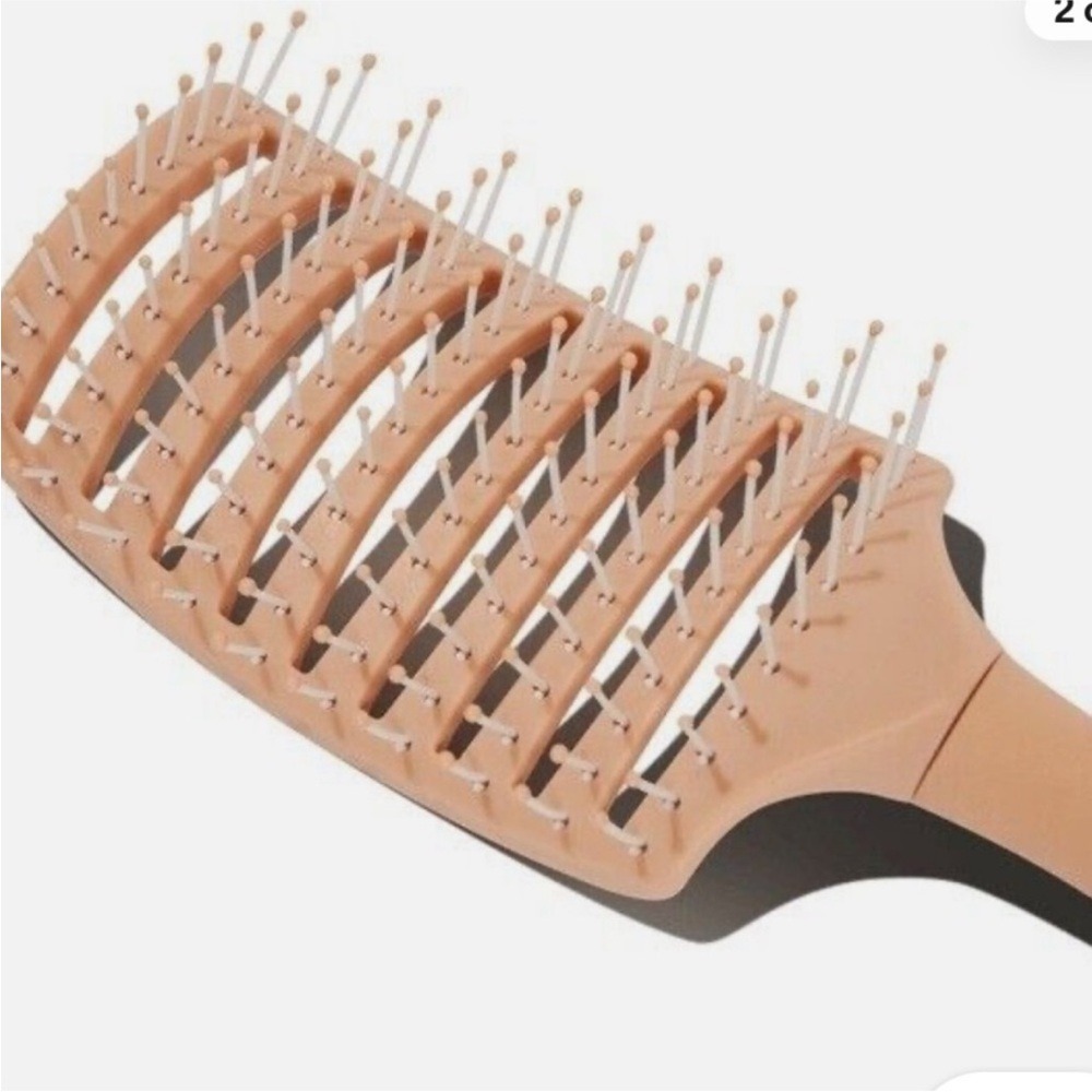 INH Curved Vent Hair Brush Pink Luxury Glamor Styling Tools Cute - Picture 3 of 10